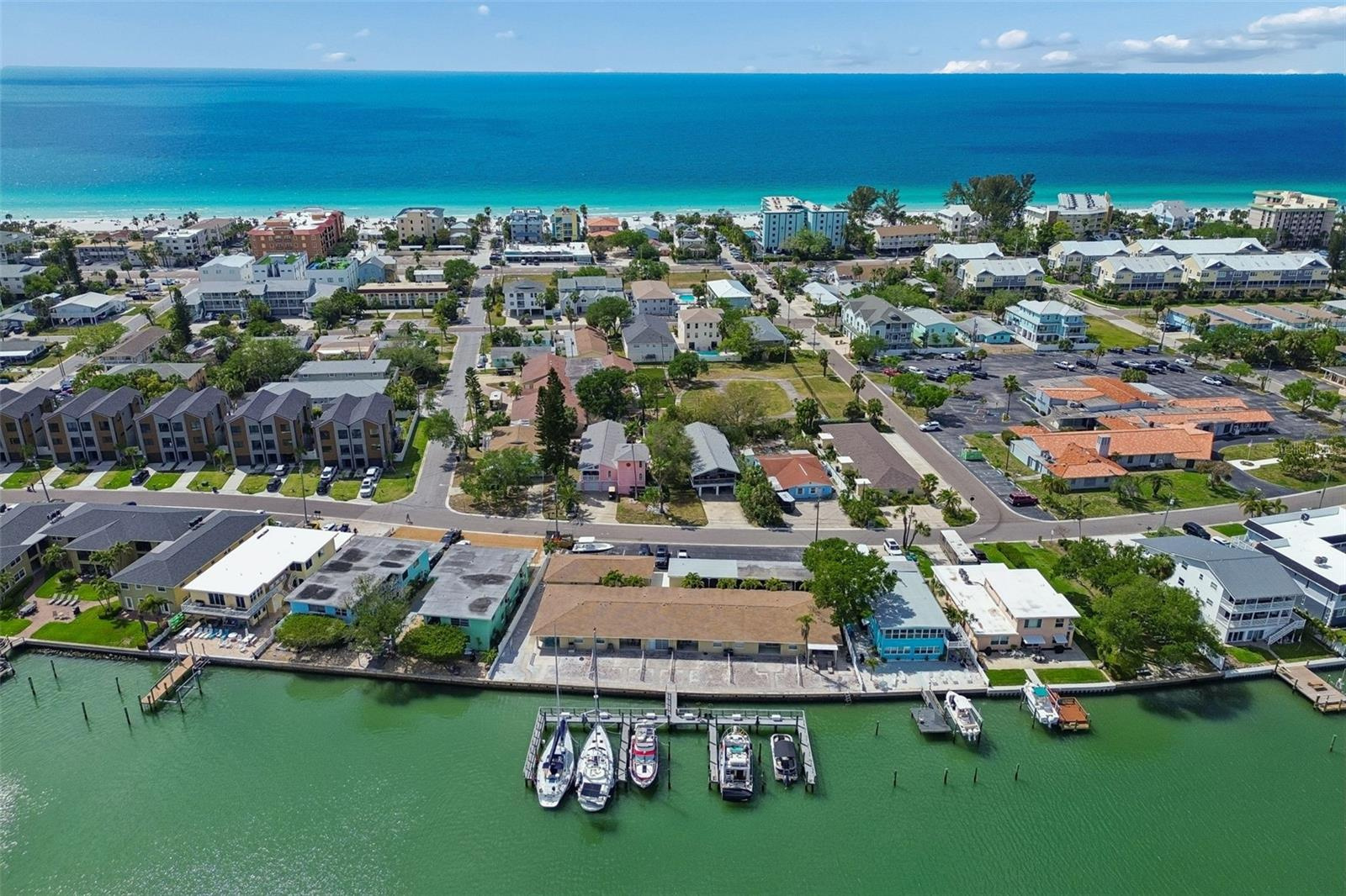 8 Apartments & 6 Deepwater Boat Slips For Sale on Indian Rocks Beach, FL
